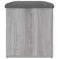 vidaXL Παγκάκι Αποθήκευσης Γκρι Sonoma 62x42x45 εκ. Επεξεργασμένο Ξύλο