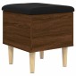 vidaXL Παγκάκι Αποθήκευσης Καφέ Δρυς 42 x 42 x 46 εκ. Επεξεργ. Ξύλο