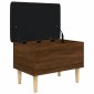 vidaXL Παγκάκι Αποθήκευσης Καφέ Δρυς 62x42x46 εκ. από Επεξ. Ξύλο