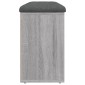 vidaXL Παπουτσοθήκη Γκρι Sonoma 102x32x50 εκ. από Επεξεργασμένο Ξύλο