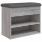 vidaXL Παπουτσοθήκη Γκρι Sonoma 62x32x50 εκ. από Επεξεργασμένο Ξύλο