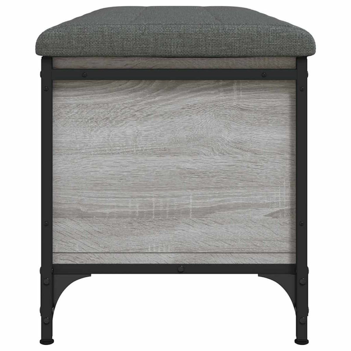 vidaXL Παγκάκι Αποθήκευσης Γκρι Sonoma 102x42x45 εκ Επεξεργασμένο Ξύλο