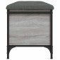 vidaXL Παγκάκι Αποθήκευσης Γκρι Sonoma 102x42x45 εκ Επεξεργασμένο Ξύλο