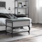 vidaXL Παπουτσοθήκη Γκρι Sonoma 62x42x45 εκ. από Επεξεργασμένο Ξύλο