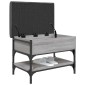 vidaXL Παπουτσοθήκη Γκρι Sonoma 62x42x45 εκ. από Επεξεργασμένο Ξύλο