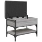 vidaXL Παπουτσοθήκη Γκρι Sonoma 62x42x45 εκ. από Επεξεργασμένο Ξύλο