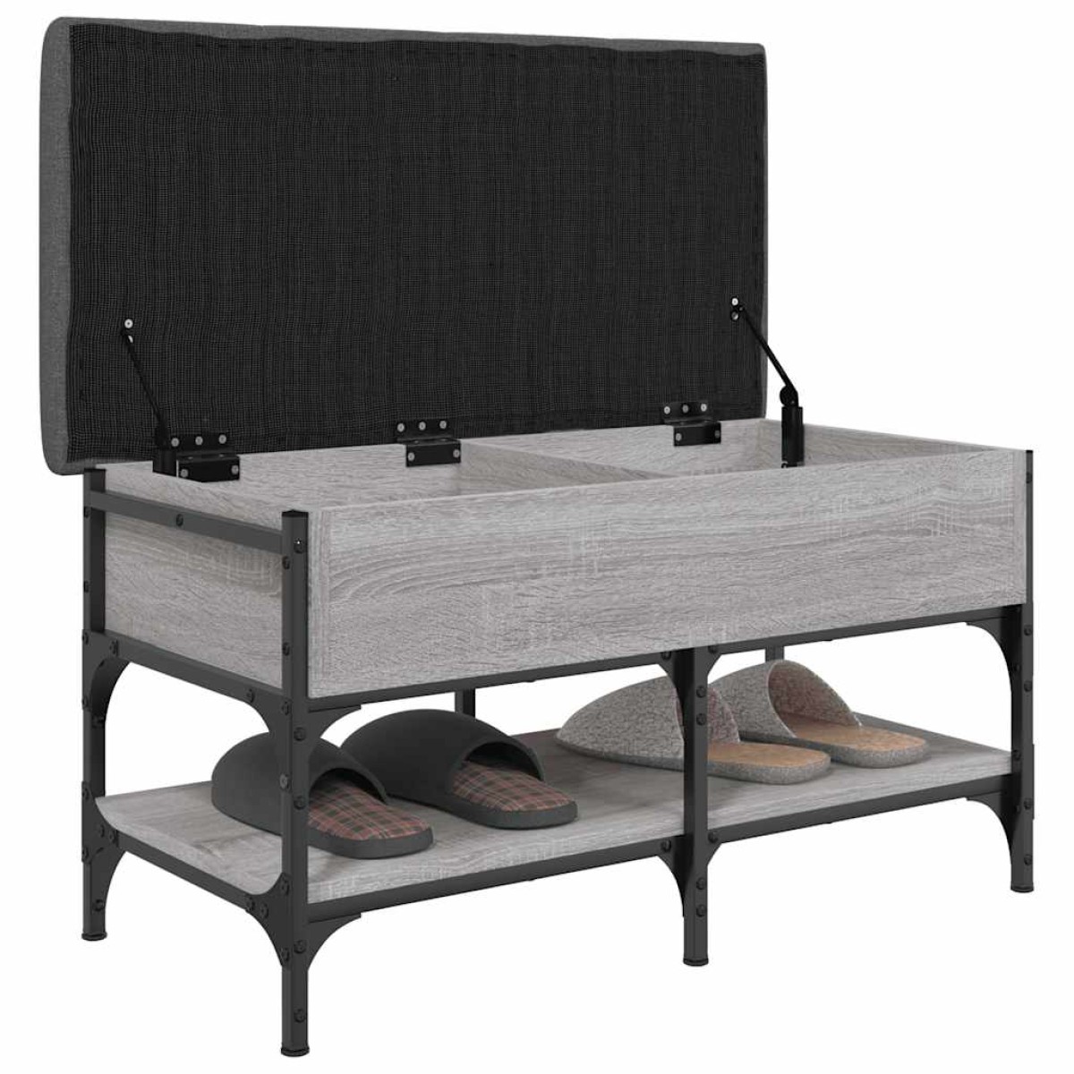 vidaXL Παπουτσοθήκη Γκρι Sonoma 82x42x45 εκ. από Επεξεργασμένο Ξύλο