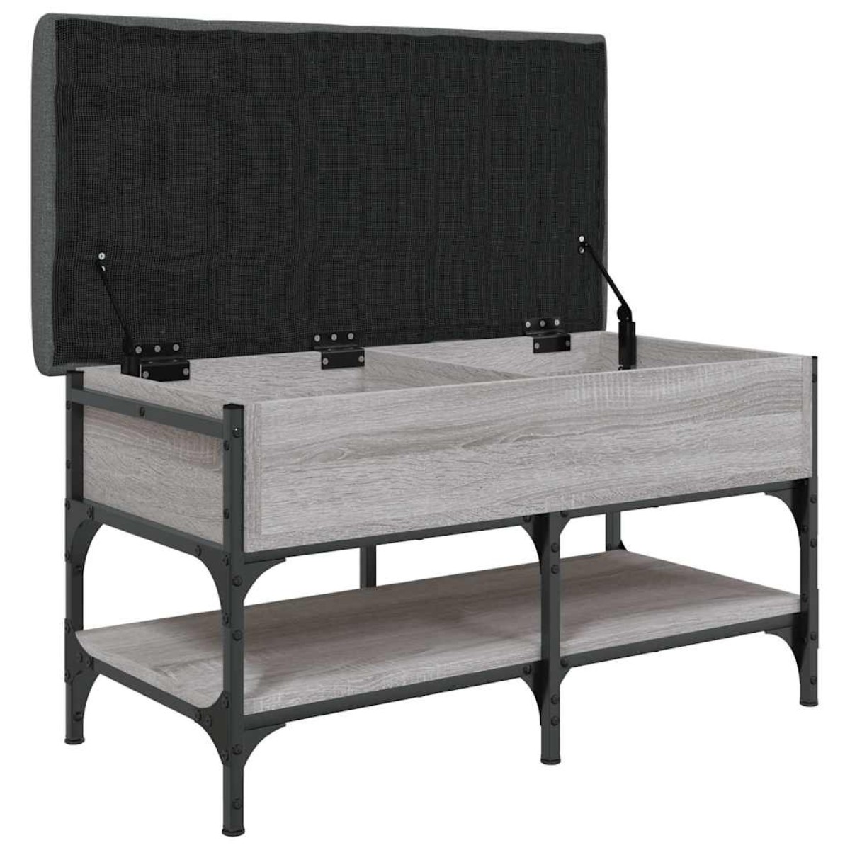 vidaXL Παπουτσοθήκη Γκρι Sonoma 82x42x45 εκ. από Επεξεργασμένο Ξύλο