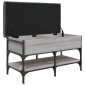 vidaXL Παπουτσοθήκη Γκρι Sonoma 82x42x45 εκ. από Επεξεργασμένο Ξύλο
