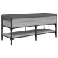 vidaXL Παπουτσοθήκη Γκρι Sonoma 102x42x45 εκ. από Επεξεργασμένο Ξύλο