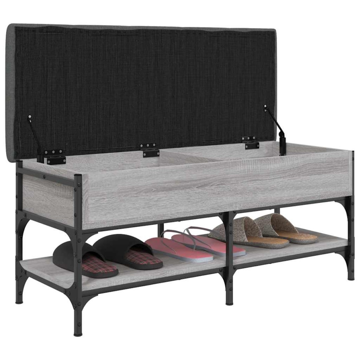 vidaXL Παπουτσοθήκη Γκρι Sonoma 102x42x45 εκ. από Επεξεργασμένο Ξύλο