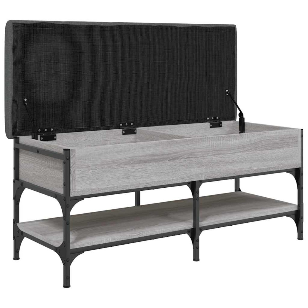 vidaXL Παπουτσοθήκη Γκρι Sonoma 102x42x45 εκ. από Επεξεργασμένο Ξύλο
