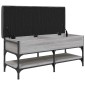 vidaXL Παπουτσοθήκη Γκρι Sonoma 102x42x45 εκ. από Επεξεργασμένο Ξύλο