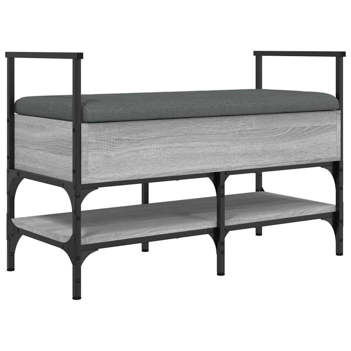 vidaXL Παπουτσοθήκη Γκρι Sonoma 85,5x42x57,5εκ. από Επεξεργασμένο Ξύλο
