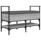 vidaXL Παπουτσοθήκη Γκρι Sonoma 85,5x42x57,5εκ. από Επεξεργασμένο Ξύλο