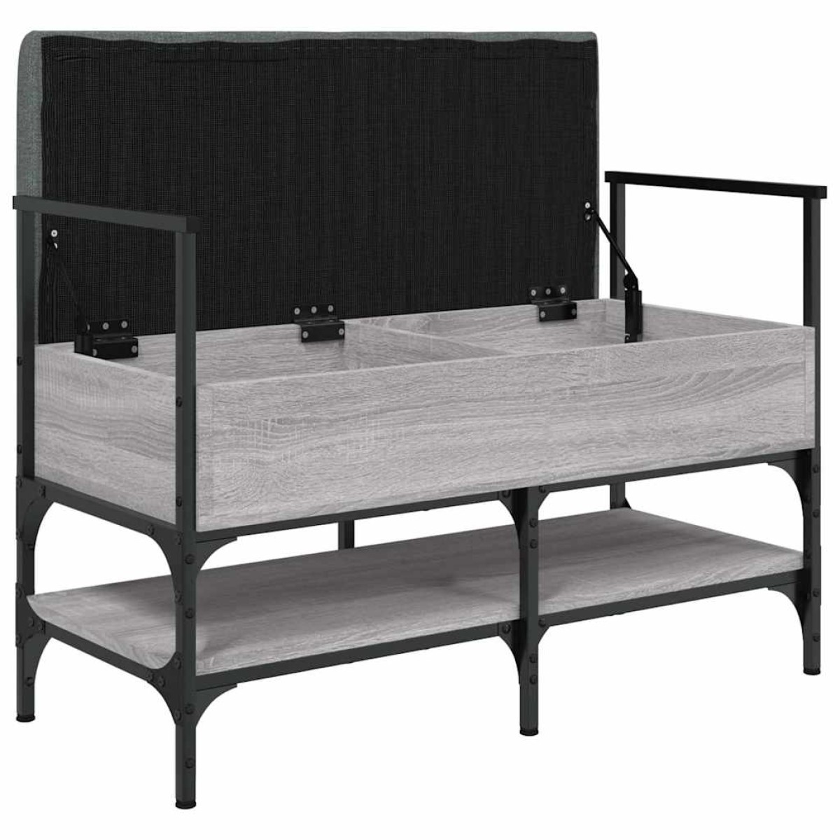 vidaXL Παπουτσοθήκη Γκρι Sonoma 85,5x42x57,5εκ. από Επεξεργασμένο Ξύλο