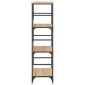 vidaXL Βιβλιοθήκη Sonoma Δρυς 50x33x117,5 εκ. Επεξεργασμένο Ξύλο