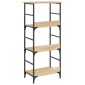 vidaXL Βιβλιοθήκη Sonoma Δρυς 50x33x117,5 εκ. Επεξεργασμένο Ξύλο
