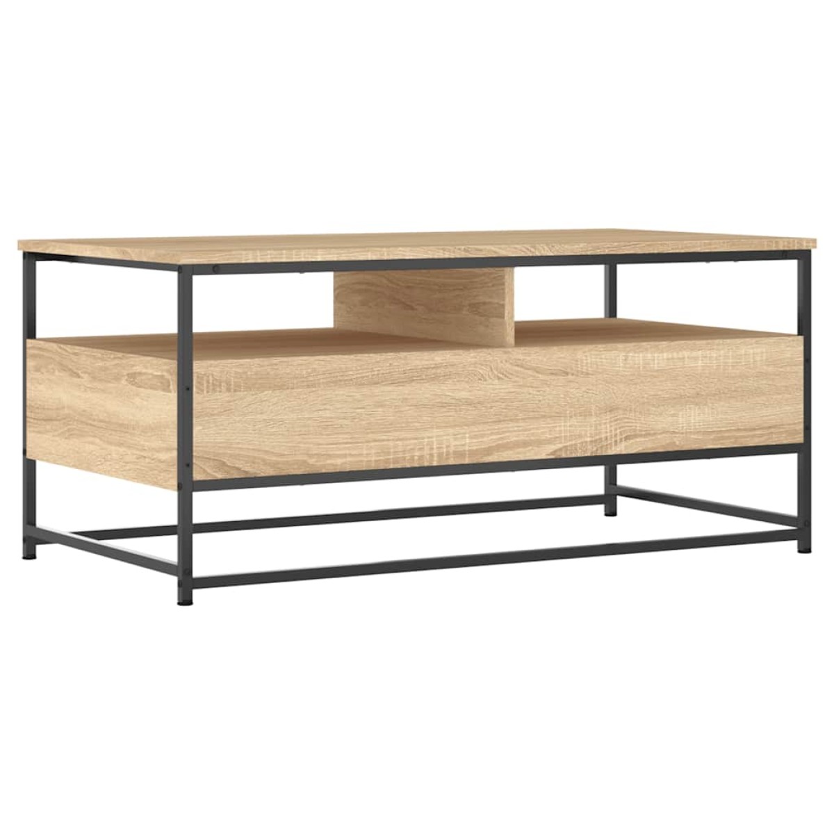 vidaXL Τραπεζάκι Σαλονιού Sonoma Δρυς 100 x 51 x 45 εκ. Επεξεργ. Ξύλο