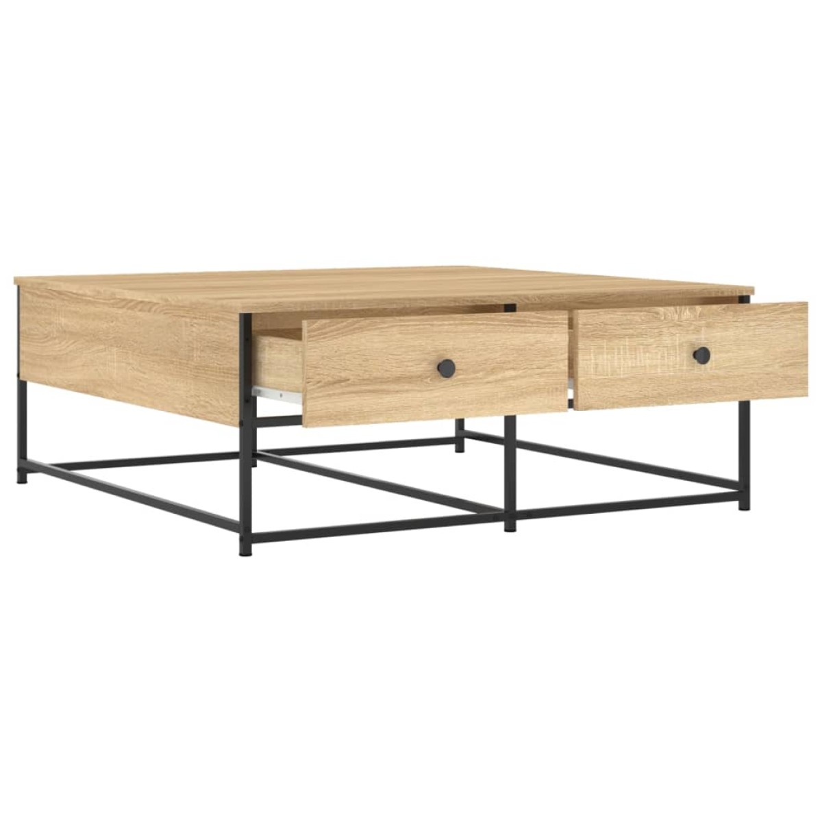 vidaXL Τραπεζάκι Σαλονιού Sonoma Δρυς 100 x 99 x 40 εκ. Επεξεργ. Ξύλο