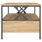 vidaXL Τραπεζάκι Σαλονιού Sonoma Δρυς 100 x 51 x 45 εκ. Επεξεργ. Ξύλο
