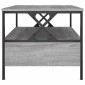 vidaXL Τραπεζάκι Σαλονιού Γκρι Sonoma 100 x 51 x 45 εκ. Επεξεργ. Ξύλο