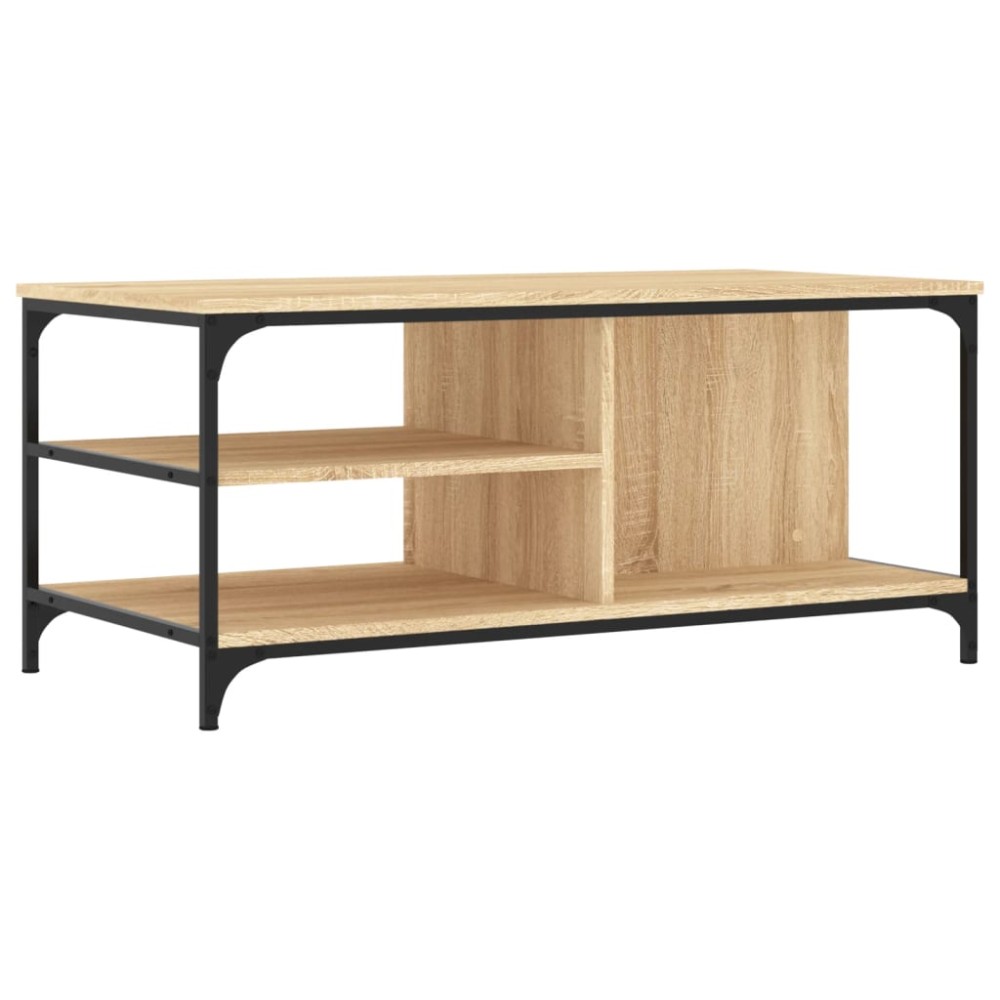 vidaXL Τραπεζάκι Σαλονιού Sonoma Δρυς 100x50x45 εκ. Επεξεργασμένο Ξύλο
