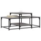 vidaXL Τραπεζάκι Σαλονιού Γκρι Sonoma 102 x 60 x 45 εκ. Επεξεργ. Ξύλο