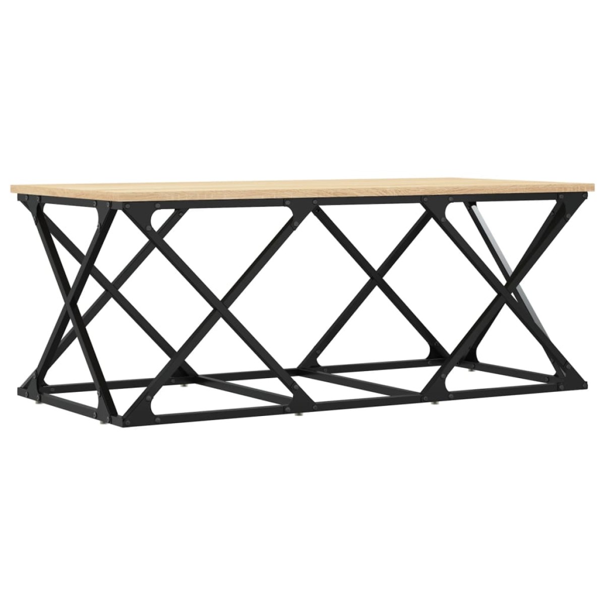 vidaXL Τραπεζάκι Σαλονιού Sonoma Δρυς 100x49x40 εκ. Επεξεργασμένο Ξύλο
