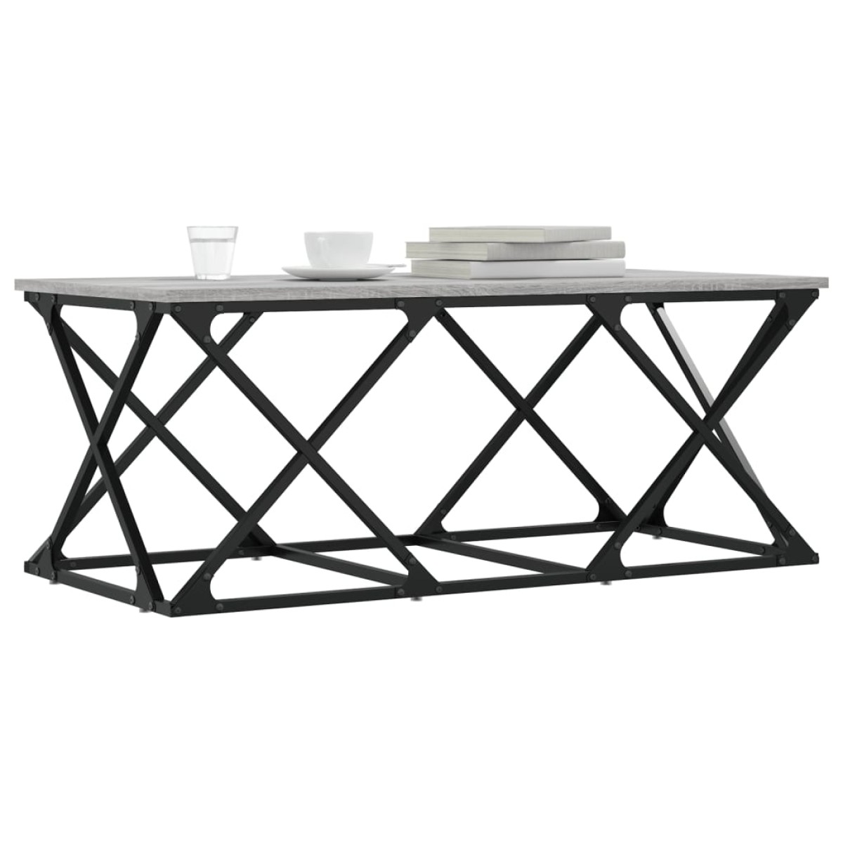 vidaXL Τραπεζάκι Σαλονιού Γκρι Sonoma 100x49x40 εκ.
