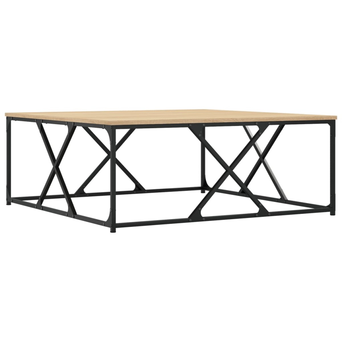 vidaXL Τραπεζάκι Σαλονιού Sonoma Δρυς 100x100x40 εκ Επεξεργασμένο Ξύλο