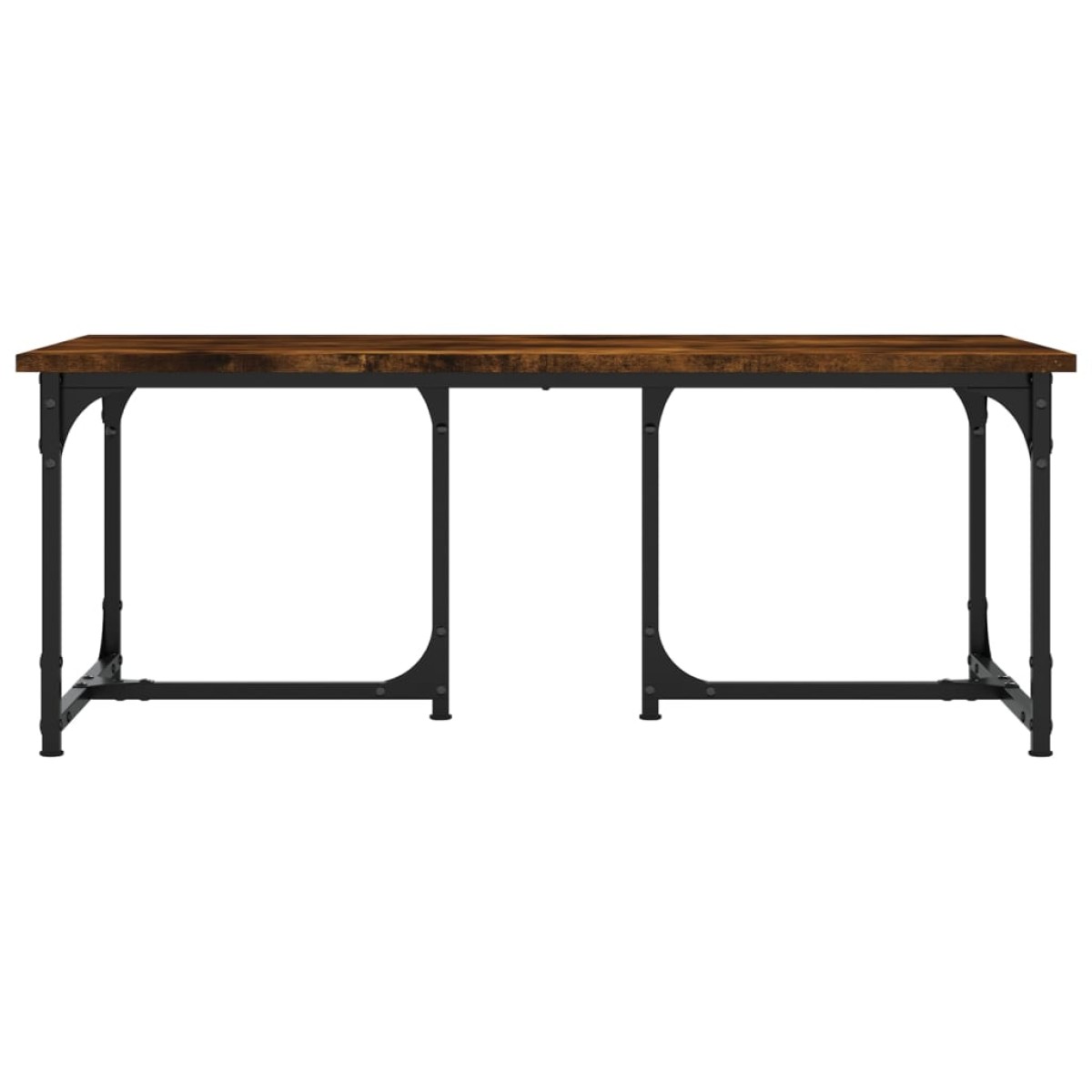 vidaXL Τραπεζάκι Σαλονιού Καπνιστή Δρυς 90x50x35 εκ. Επεξεργασμ. Ξύλο
