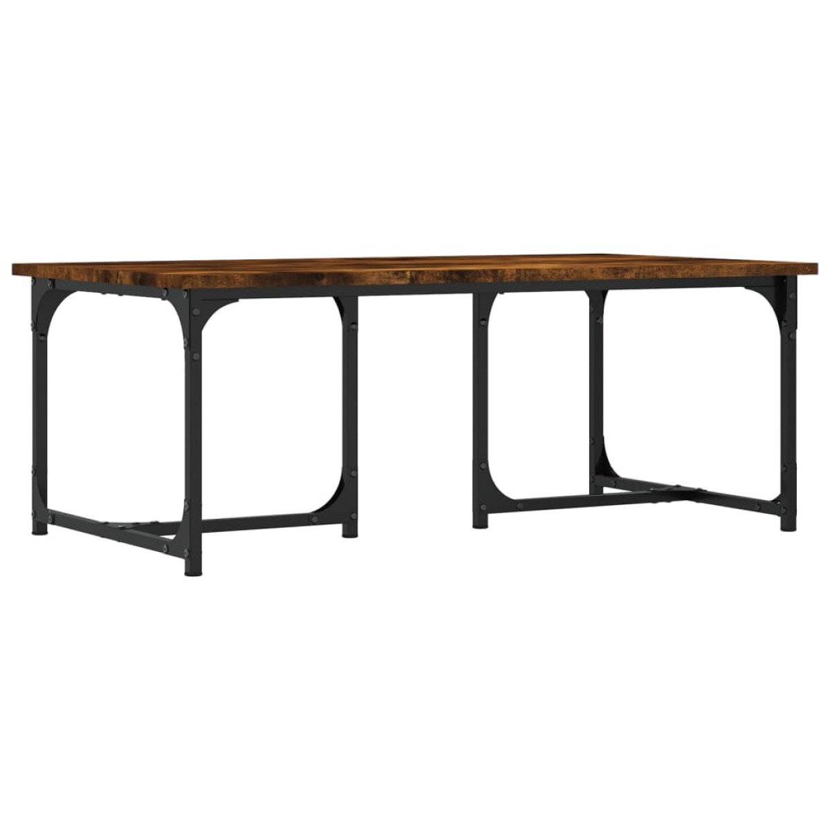 vidaXL Τραπεζάκι Σαλονιού Καπνιστή Δρυς 90x50x35 εκ. Επεξεργασμ. Ξύλο