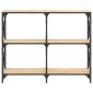 vidaXL Τραπέζι Κονσόλα Sonoma Δρυς 100 x 28 x 80,5 εκ. Επεξεργ. Ξύλο