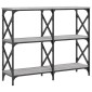 vidaXL Τραπέζι Κονσόλα Γκρι Sonoma 100x28x80,5 εκ. Επεξεργασμένο Ξύλο