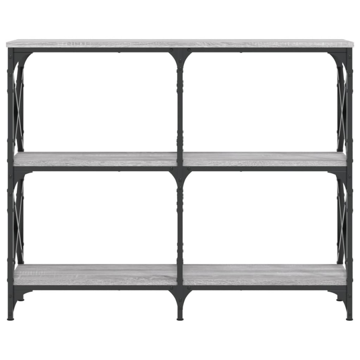 vidaXL Τραπέζι Κονσόλα Γκρι Sonoma 100x28x80,5 εκ. Επεξεργασμένο Ξύλο
