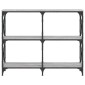 vidaXL Τραπέζι Κονσόλα Γκρι Sonoma 100x28x80,5 εκ. Επεξεργασμένο Ξύλο