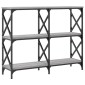 vidaXL Τραπέζι Κονσόλα Γκρι Sonoma 100x28x80,5 εκ. Επεξεργασμένο Ξύλο