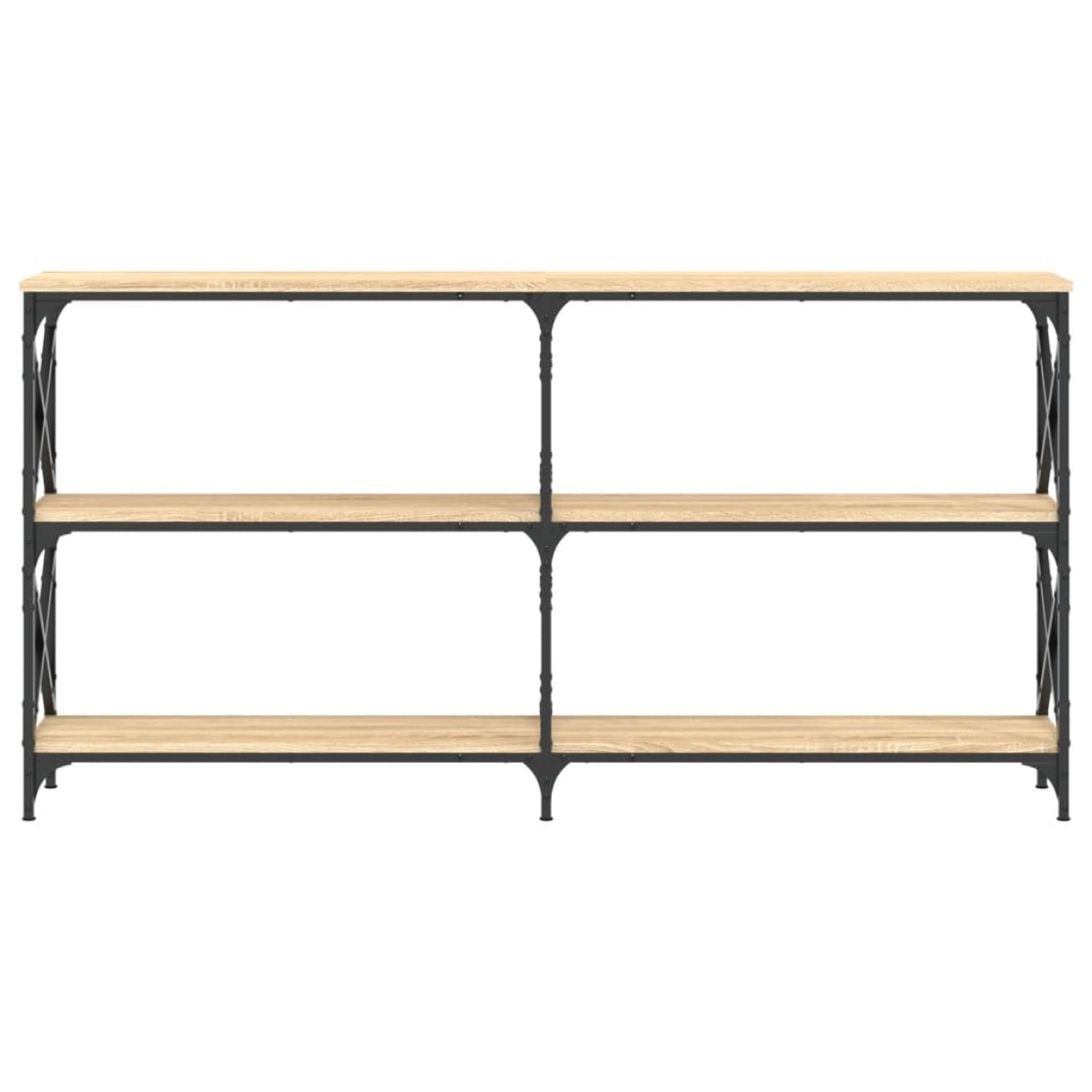 vidaXL Τραπέζι Κονσόλα Sonoma Δρυς 156 x 28 x 80,5 εκ. Επεξεργ. Ξύλο