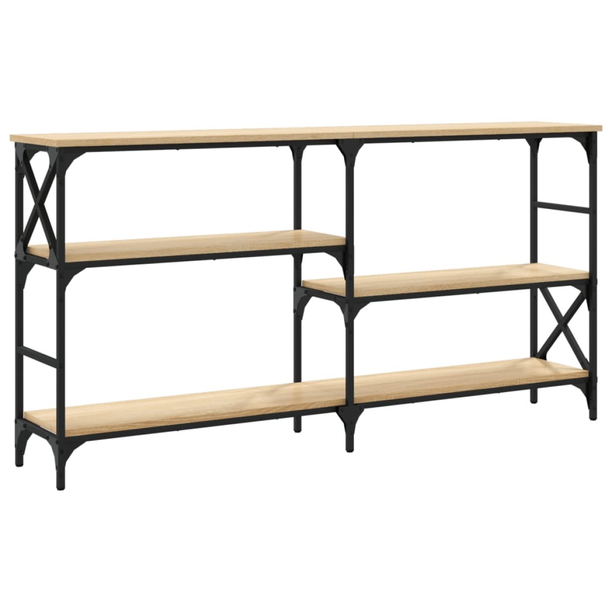 vidaXL Τραπέζι Κονσόλα Sonoma Δρυς 150 x 29 x 76,5 εκ. Επεξεργ. Ξύλο