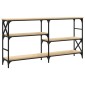 vidaXL Τραπέζι Κονσόλα Sonoma Δρυς 150 x 29 x 76,5 εκ. Επεξεργ. Ξύλο