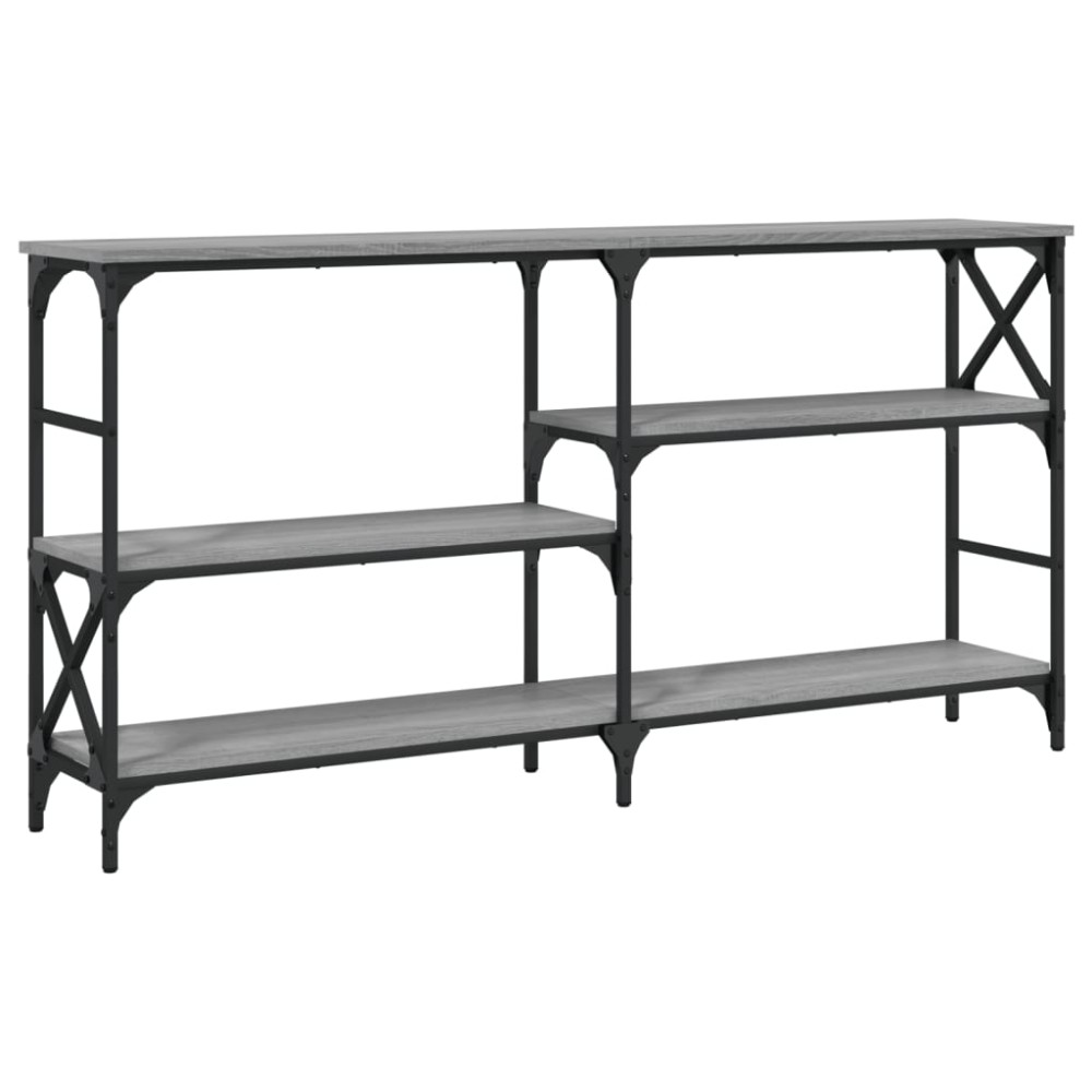 vidaXL Τραπέζι Κονσόλα Γκρι Sonoma 150 x 29 x 76,5 εκ. Επεξεργ. Ξύλο