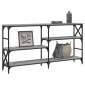 vidaXL Τραπέζι Κονσόλα Γκρι Sonoma 150 x 29 x 76,5 εκ. Επεξεργ. Ξύλο