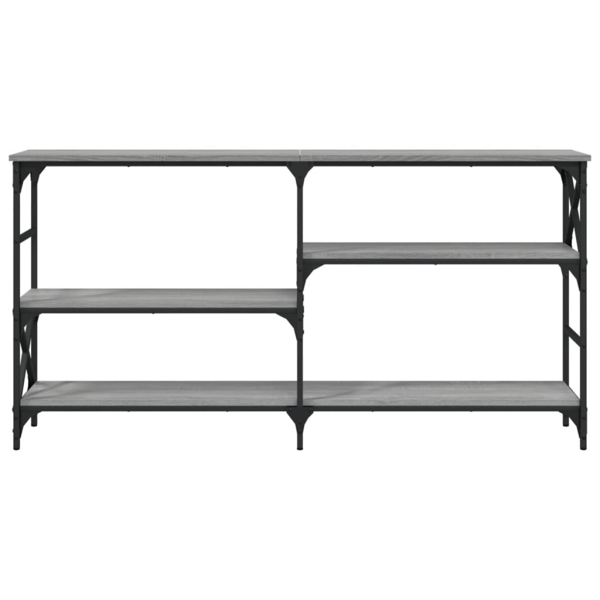 vidaXL Τραπέζι Κονσόλα Γκρι Sonoma 150 x 29 x 76,5 εκ. Επεξεργ. Ξύλο