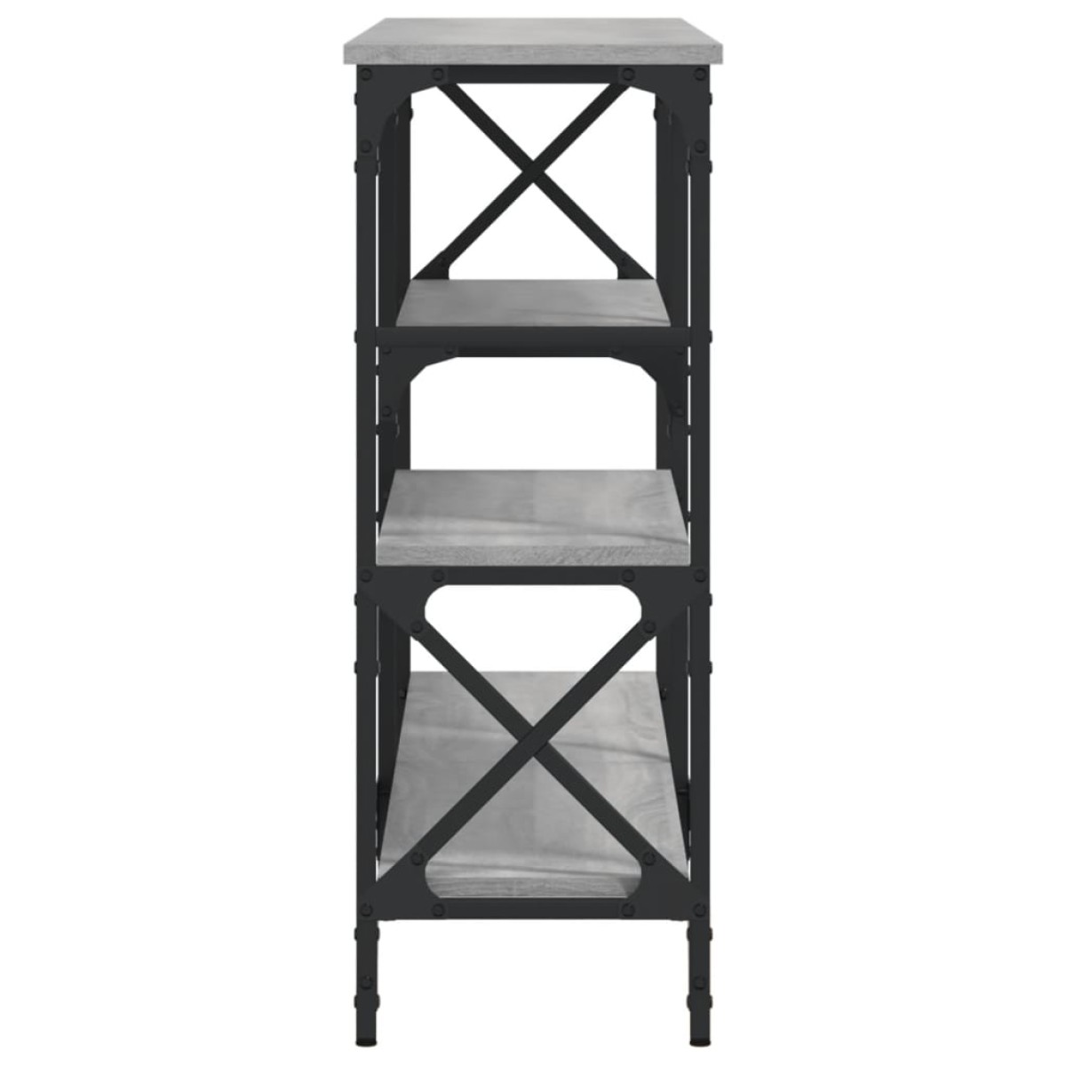 vidaXL Τραπέζι Κονσόλα Γκρι Sonoma 150 x 29 x 76,5 εκ. Επεξεργ. Ξύλο