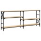 vidaXL Τραπέζι Κονσόλα Sonoma Δρυς 180x29x76,5 εκ. Επεξεργασμένο Ξύλο