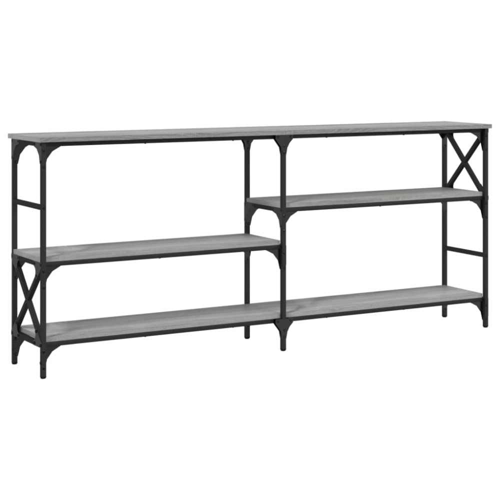 vidaXL Τραπέζι Κονσόλα Γκρι Sonoma 180x29x76,5 εκ. Επεξεργ. Ξύλο