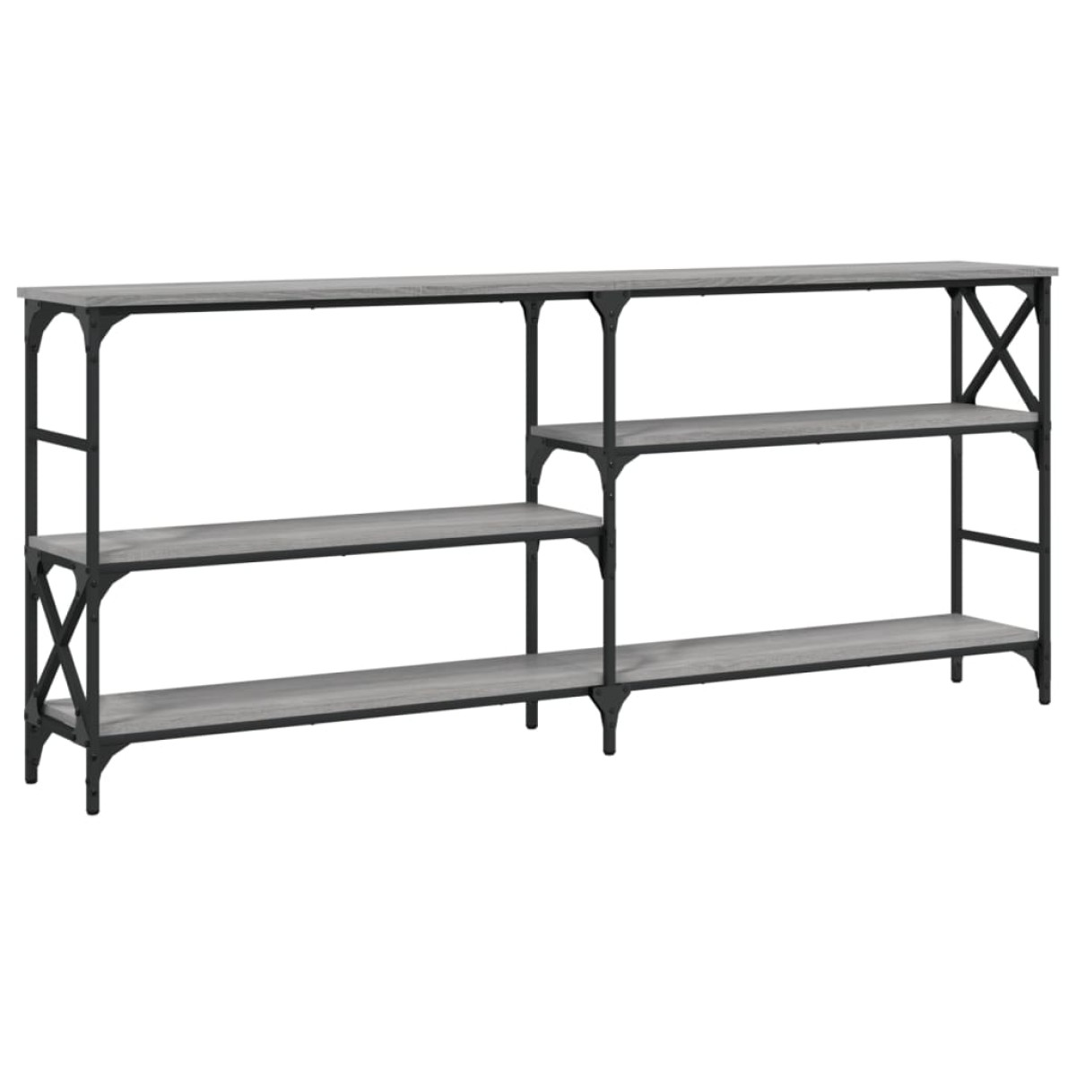 vidaXL Τραπέζι Κονσόλα Γκρι Sonoma 180x29x76,5 εκ. Επεξεργ. Ξύλο