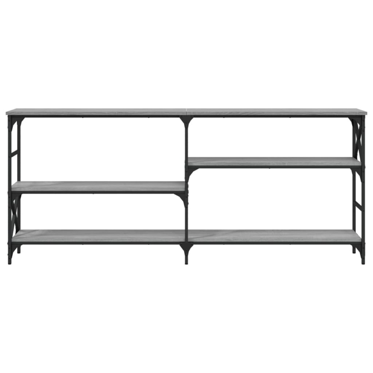 vidaXL Τραπέζι Κονσόλα Γκρι Sonoma 180x29x76,5 εκ. Επεξεργ. Ξύλο