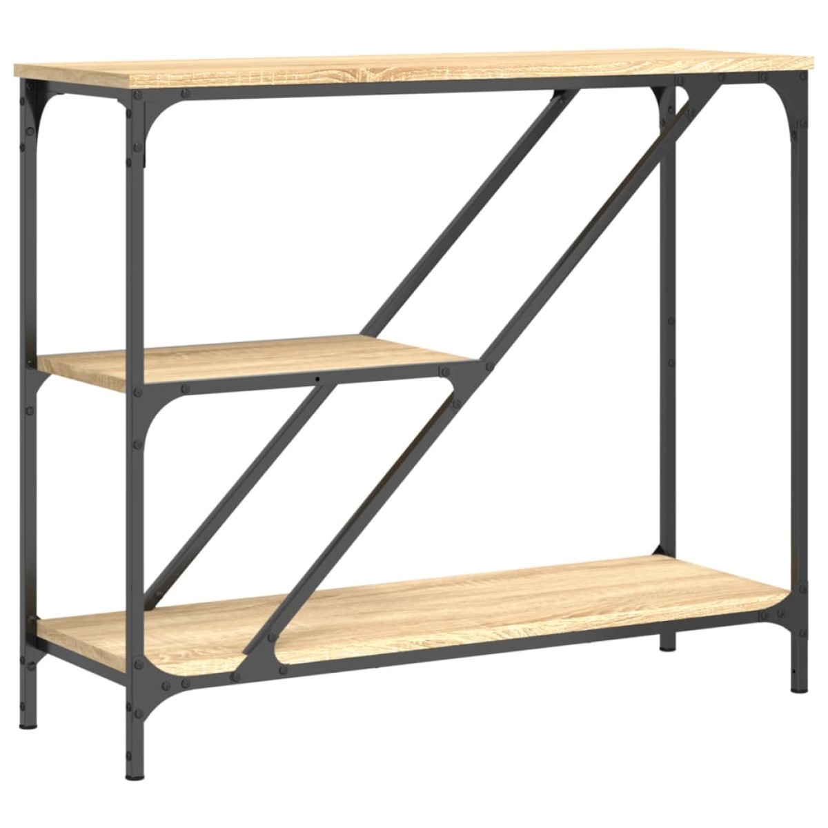 vidaXL Τραπέζι Κονσόλα Sonoma Δρυς 88,5x30x75 εκ. Επεξεργασμένο Ξύλο